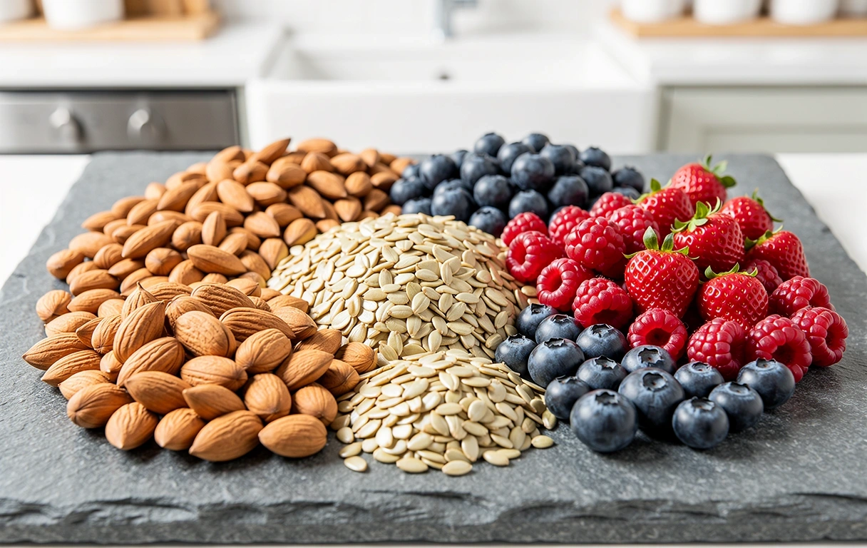 Frische Zutaten für gesunde Ernährung